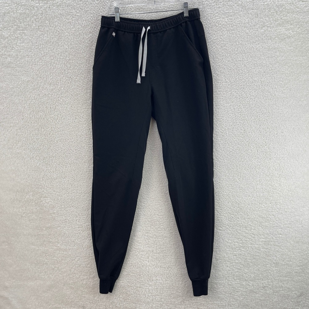 FIGS Scrub Pants Womens M Tall Black Tansen Jogger Scrub Nurse Doctor Medical
